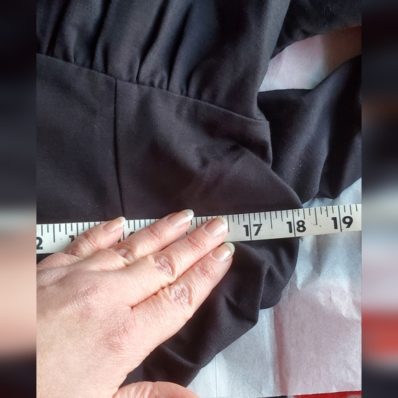 Deadly Dames Black Strange Love Wiggle Dress Size 3x GUC (NO BELT) - Picture 6 of 7